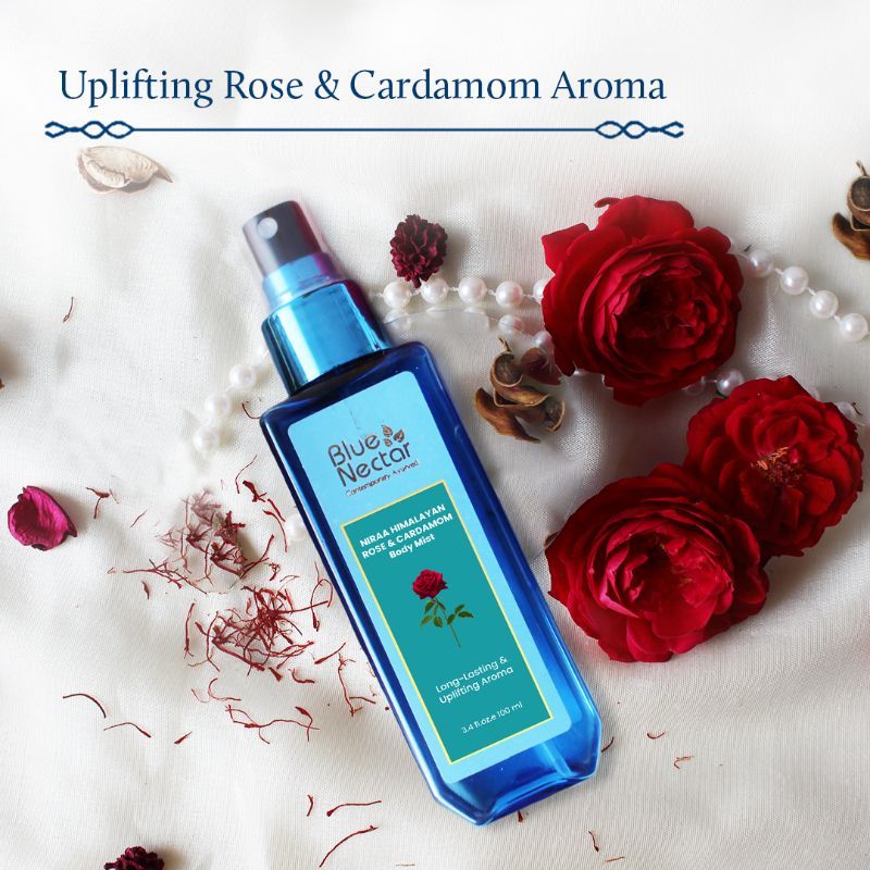 Body Mist for Women and Men, Long Lasting Uplifting Body Spray with Rose and Cardamom