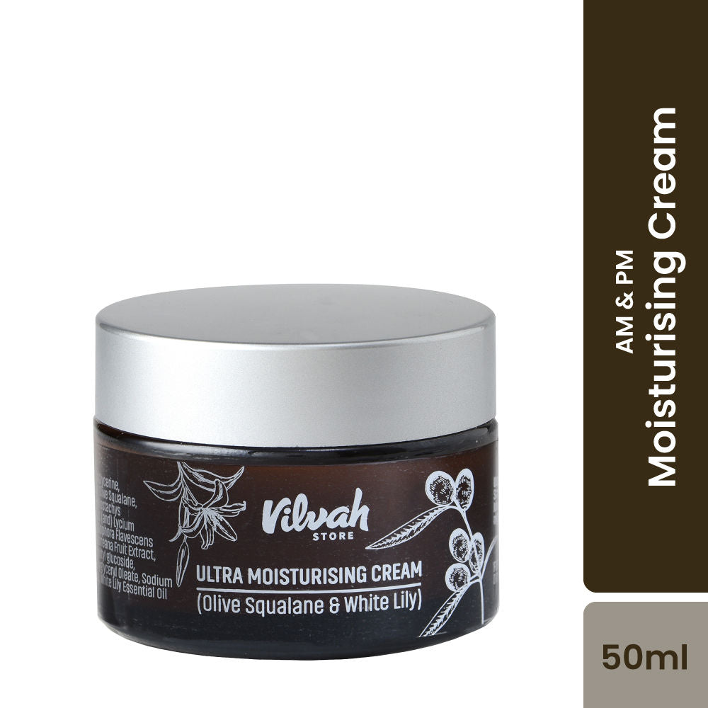 Ultra Moisturising Cream To Balance Moisture With Olive Squalane & White Lily