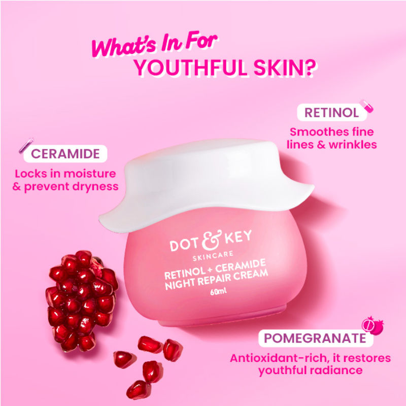 Retinol + Ceramide Sleep Treatment Anti-Ageing Night Cream For Fine Lines & Wrinkles