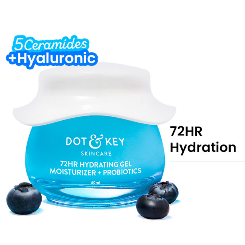 72Hr Hydrating Lightweight Gel Face Moisturizer With Hyaluronic Acid & Probiotics