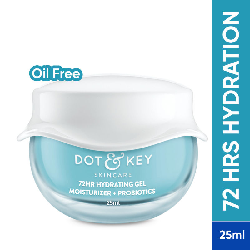 72Hr Hydrating Lightweight Gel Face Moisturizer With Hyaluronic Acid & Probiotics - 25ml