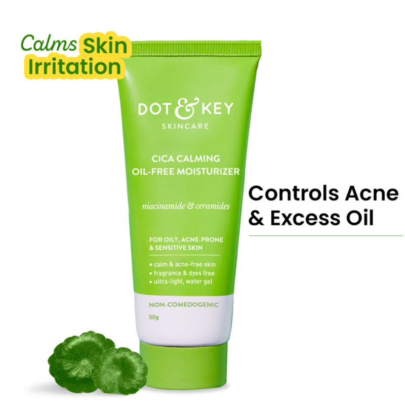 Cica Calming Oil-Free Moisturizer, With Niacinamide, For Oily, Acne-Prone Skin