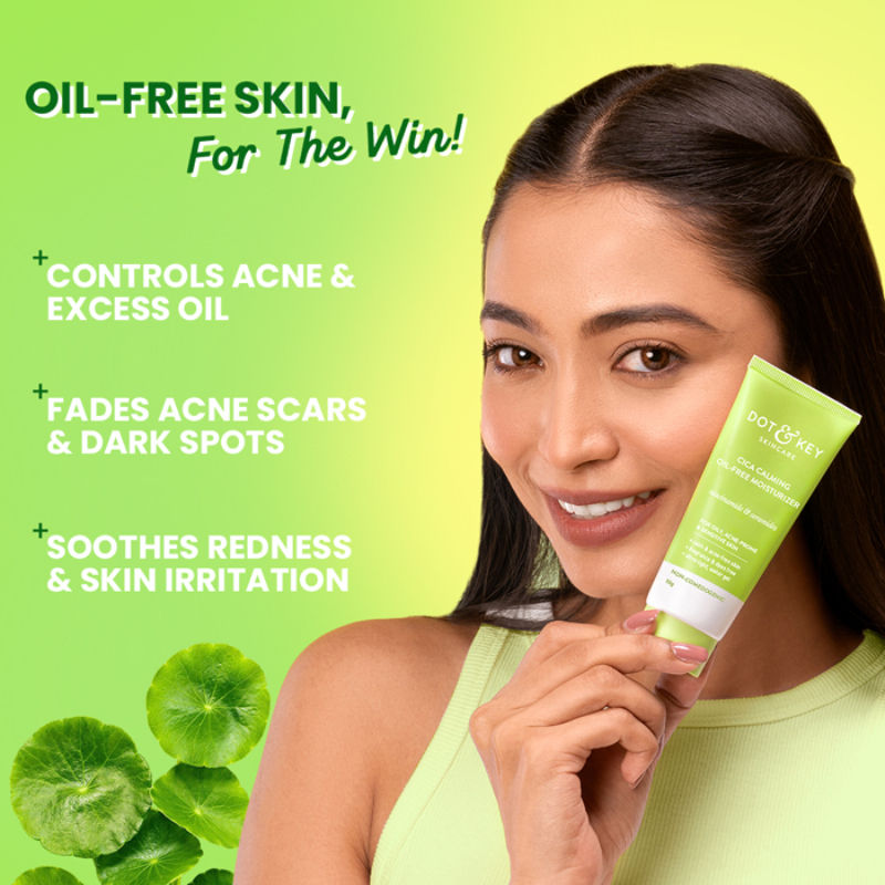 Cica Calming Oil-Free Moisturizer, With Niacinamide, For Oily, Acne-Prone Skin