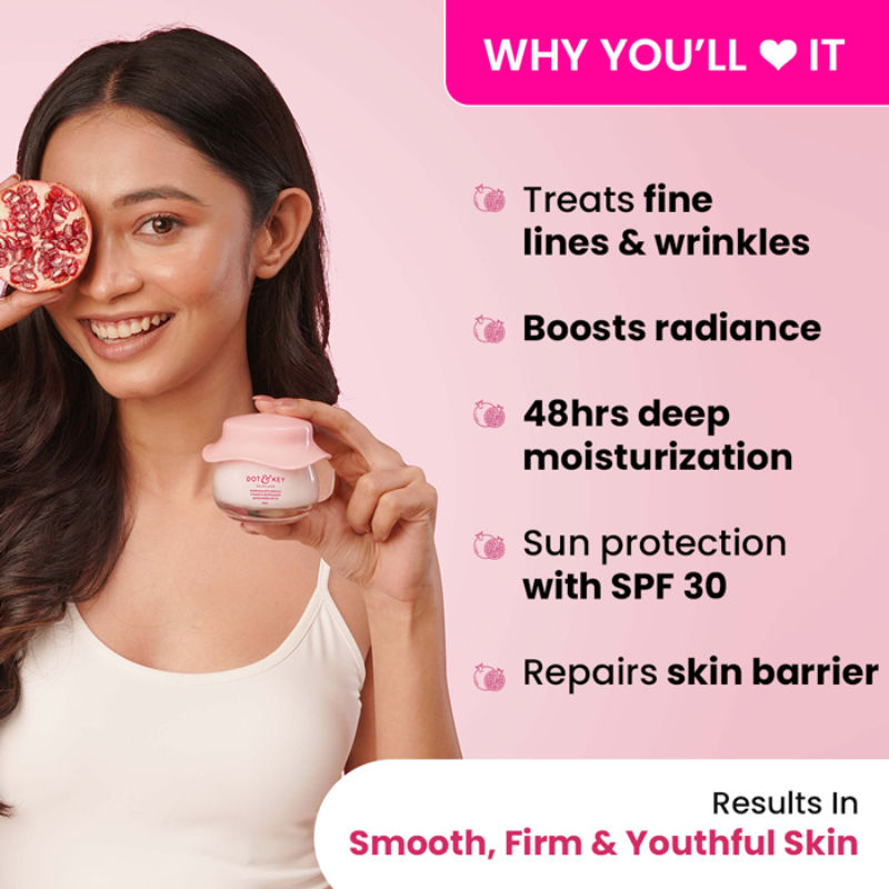 Pomegranate + Peptide Youth Restore Moisturizer SPF 30, With Ceramide
