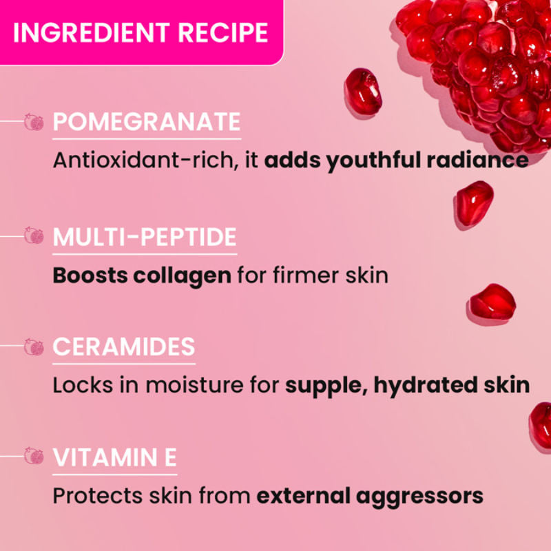 Pomegranate + Peptide Youth Restore Moisturizer SPF 30, With Ceramide