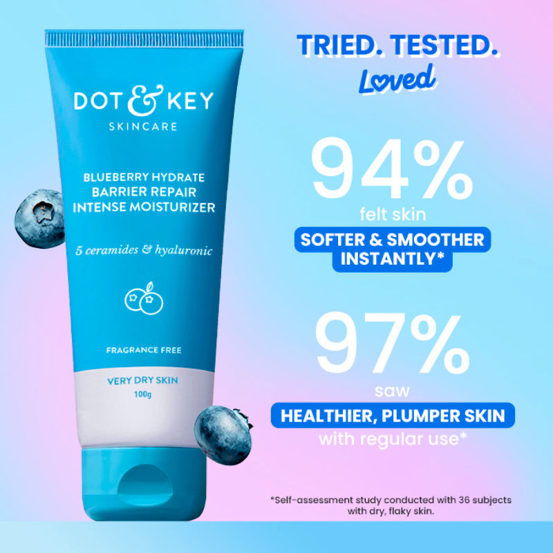 Blueberry Hydrate Barrier Repair Intense Moisturizer, With 5 Ceramides, For Very Dry Skin