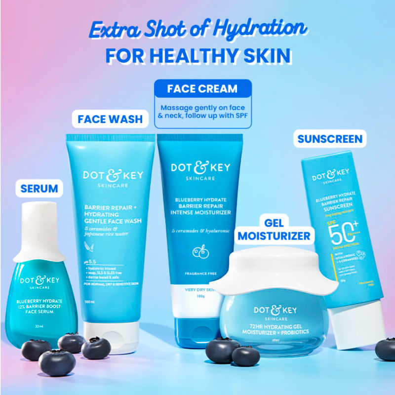 Blueberry Hydrate Barrier Repair Intense Moisturizer, With 5 Ceramides, For Very Dry Skin