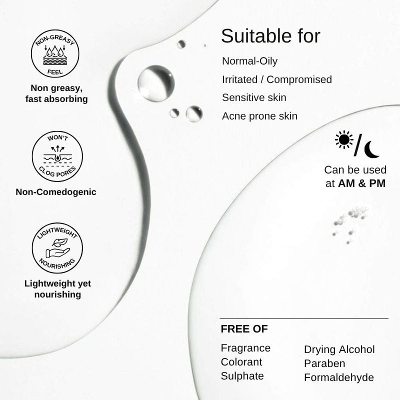 Barrier Relief Lightweight Ceramide Moisturizer For Oily, Acne-Prone, Sensitive Skin