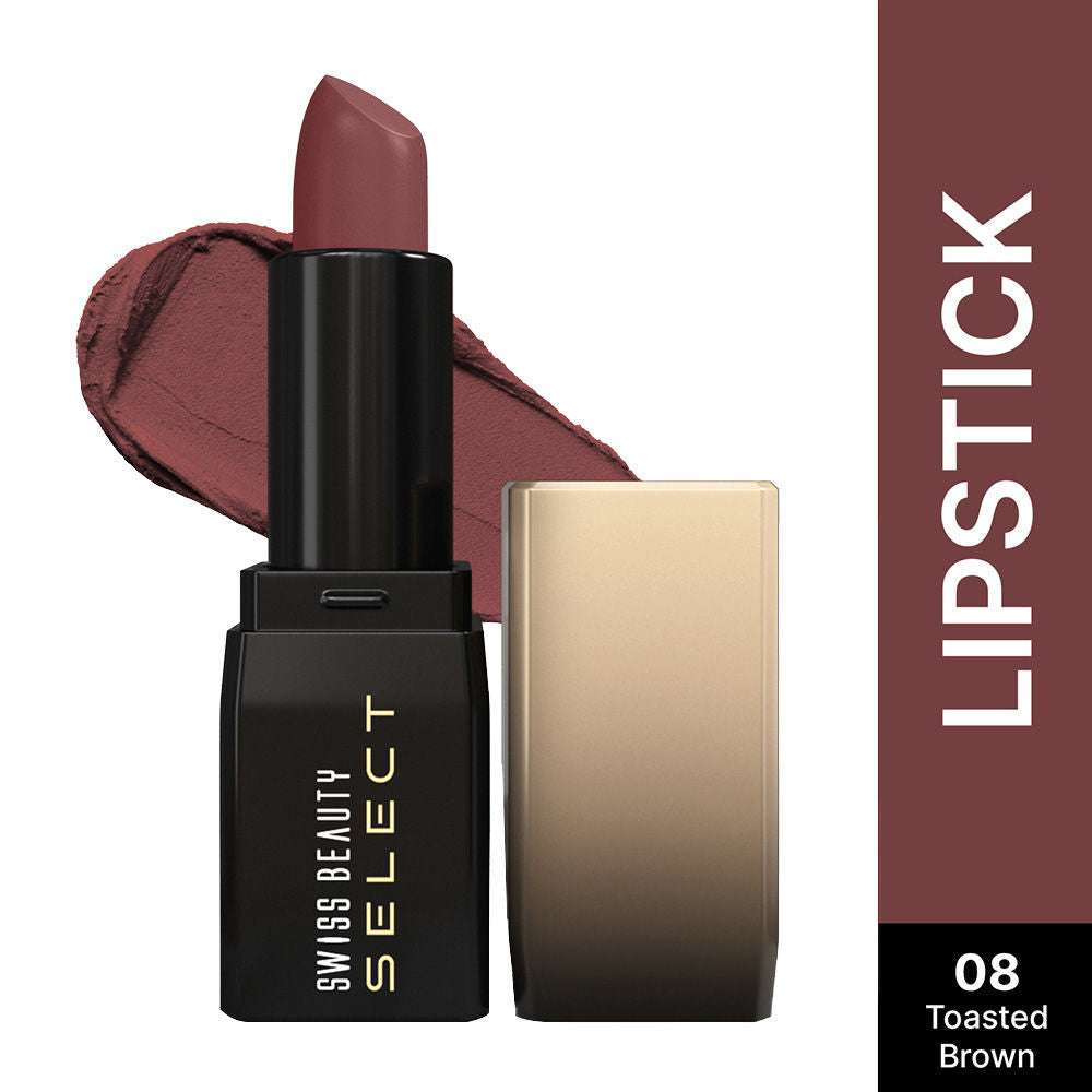Select Dare To Matte Lipstick - 8 Toasted Brown