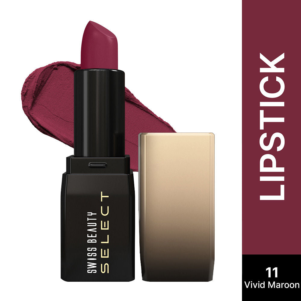 Select Dare To Matte Lipstick - 11 Vivid Maroon