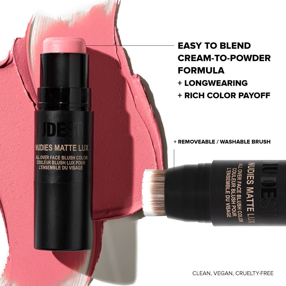 Nudies Matte Lux All Over Face Blush Color