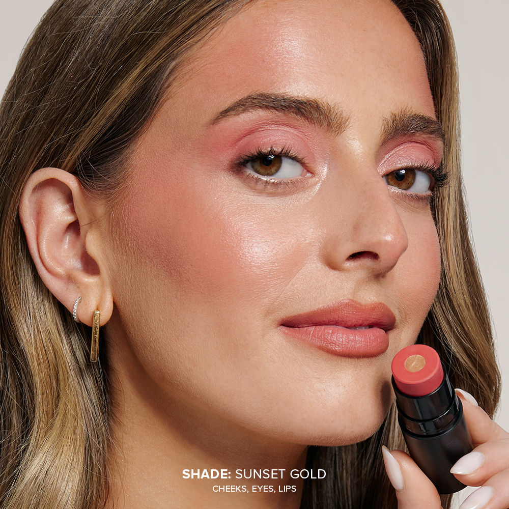 Nudies Matte + Glow Core All Over Face Blush Color