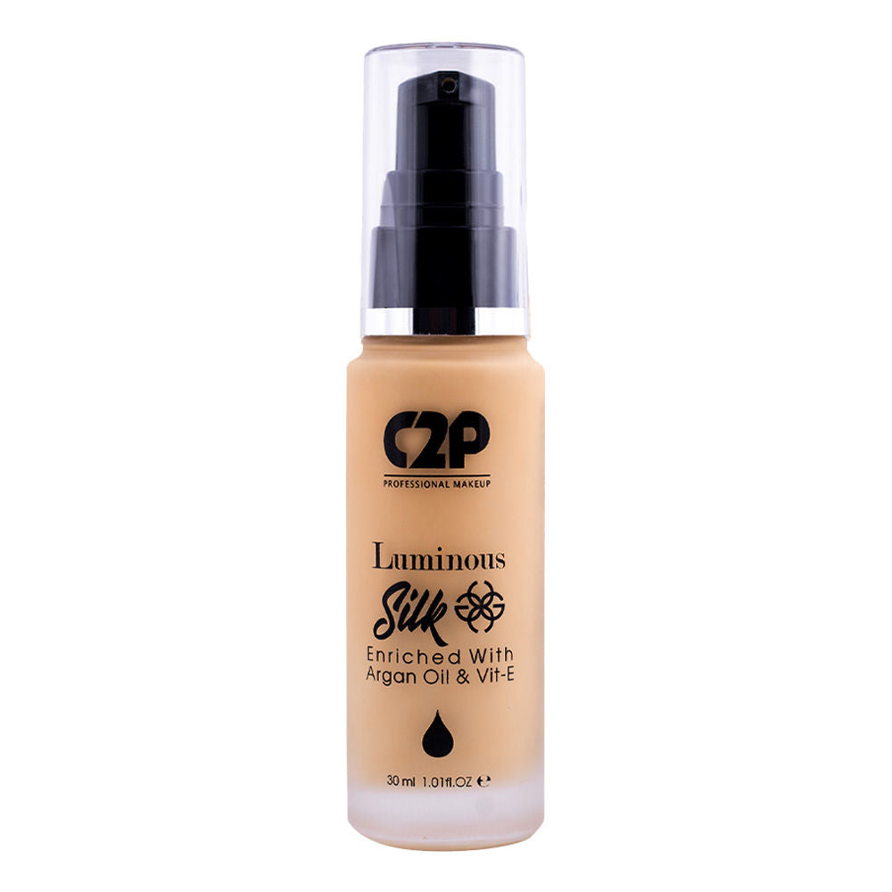 Luminous Silk High Coverage Liquid Foundation For Face Makeup