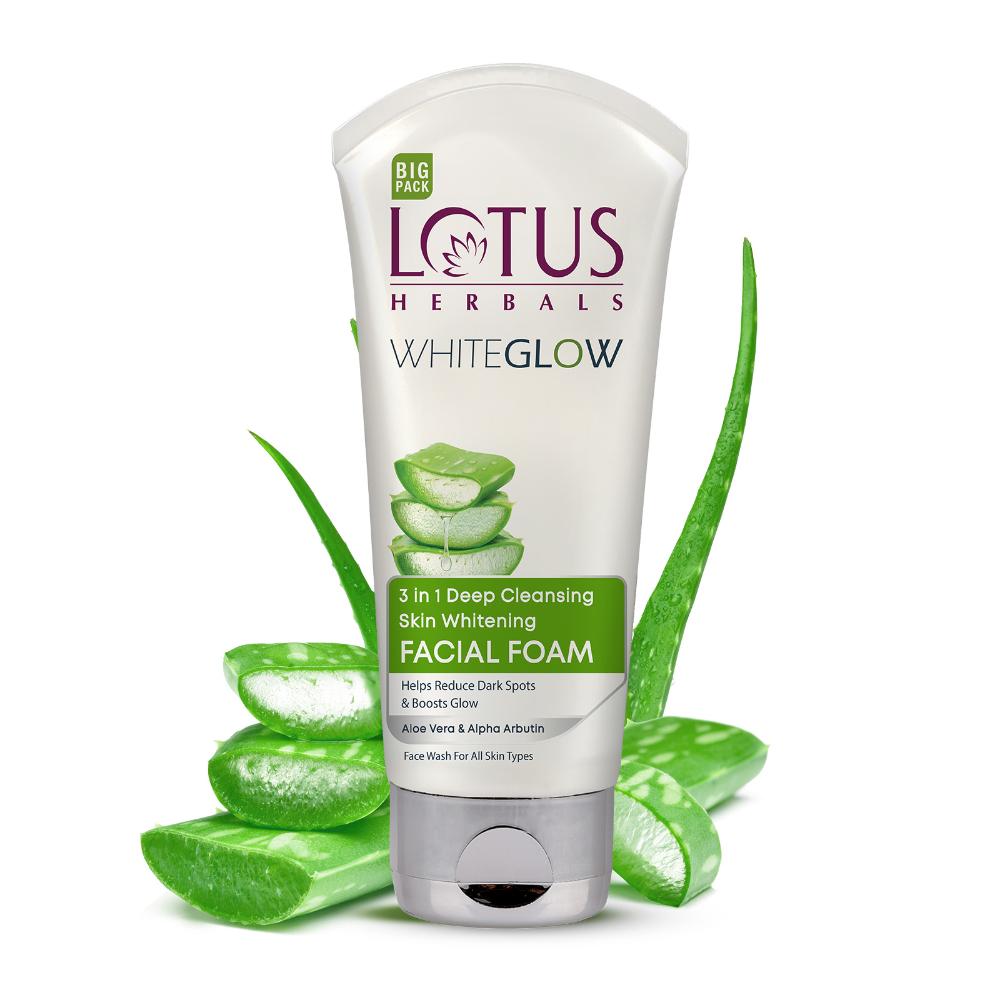 WhiteGlow 3 In 1 Deep Cleansing Facial Foam, Acne & Oil-Control For All Skin Types