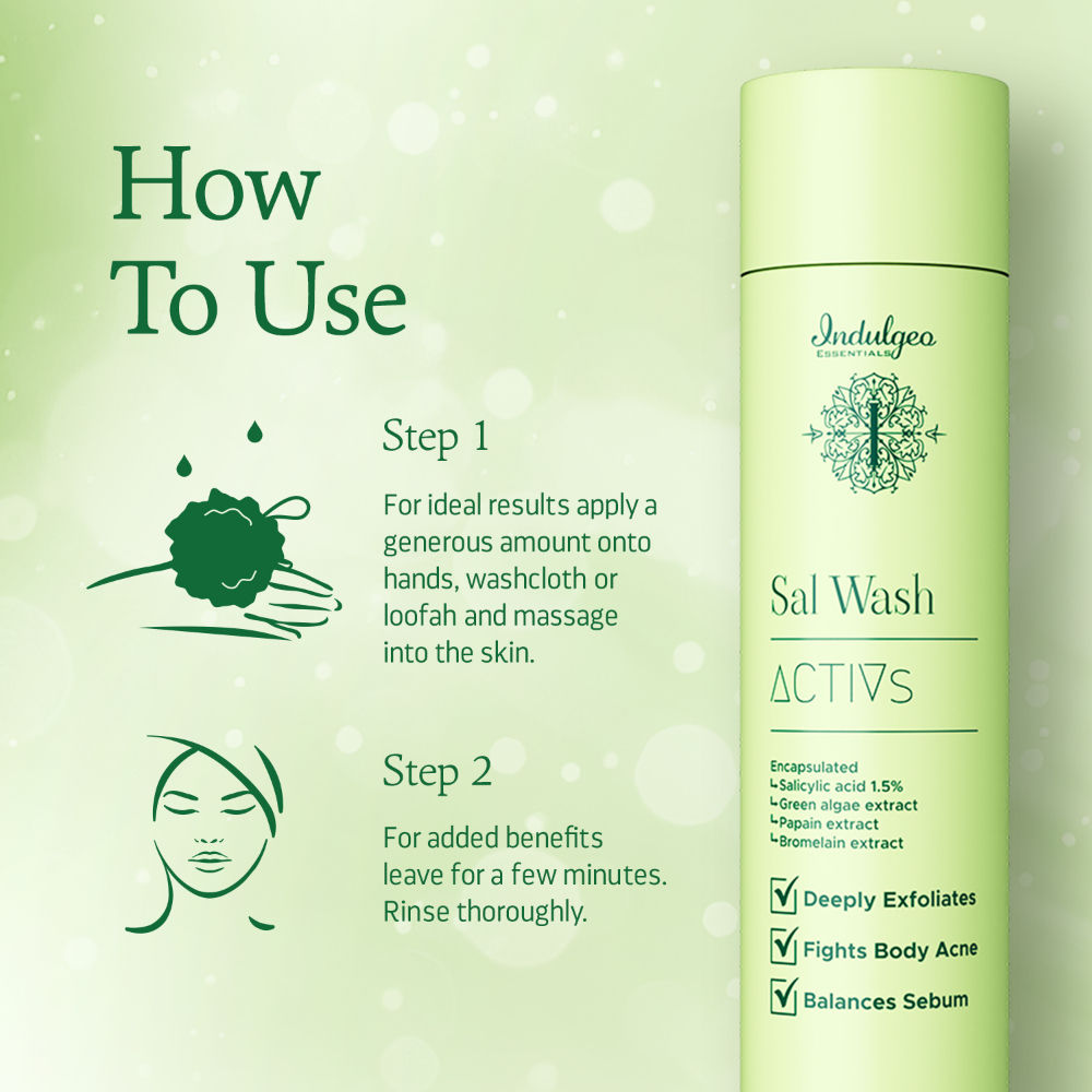 Sal Wash - Body Wash With Encapsulated Salicylic Acid 1.5% For Body Acne