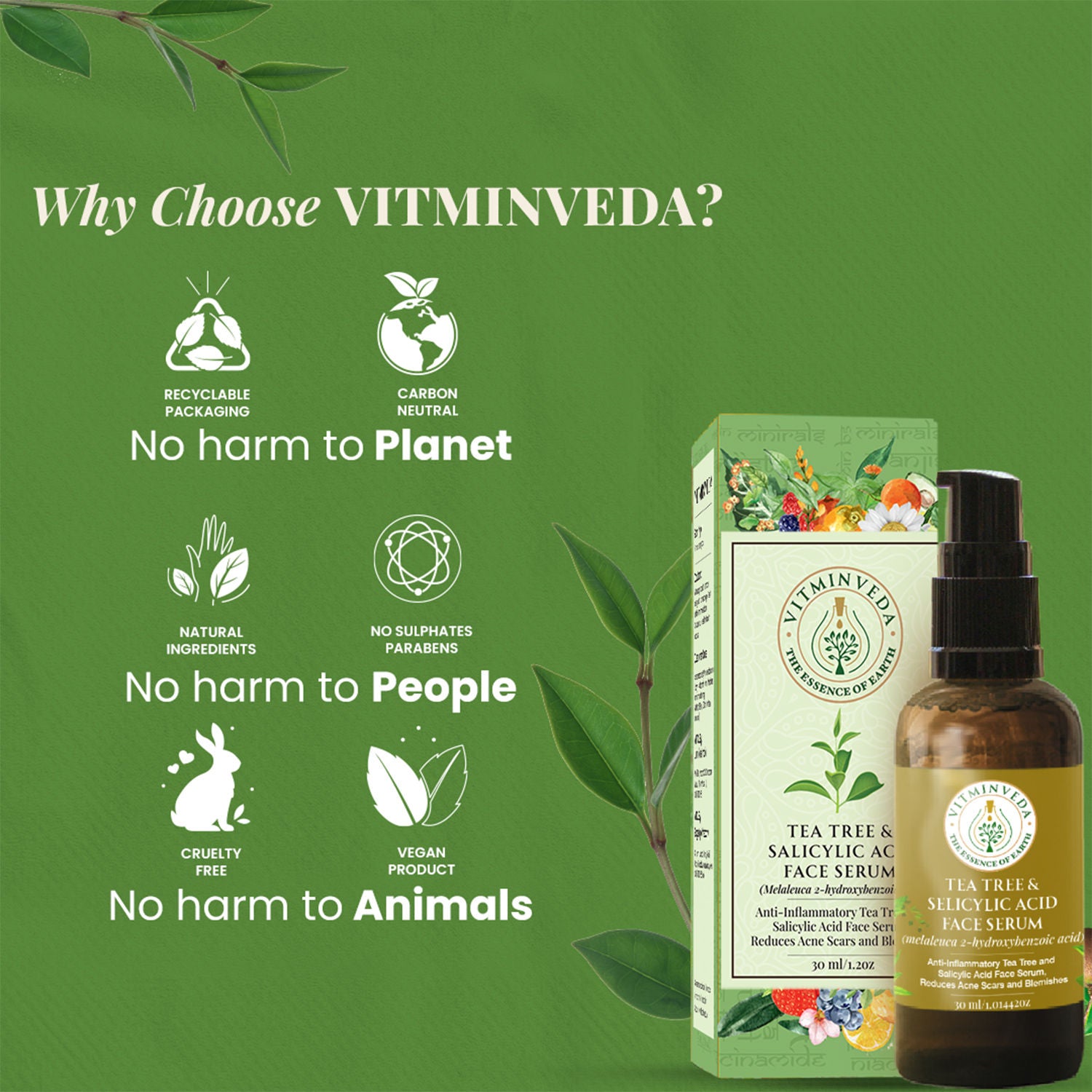 Tea Tree & Salicylic Acid Face Serum
