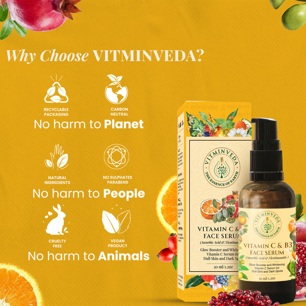 Vitamin C & B3 Face Serum For Natural Glow