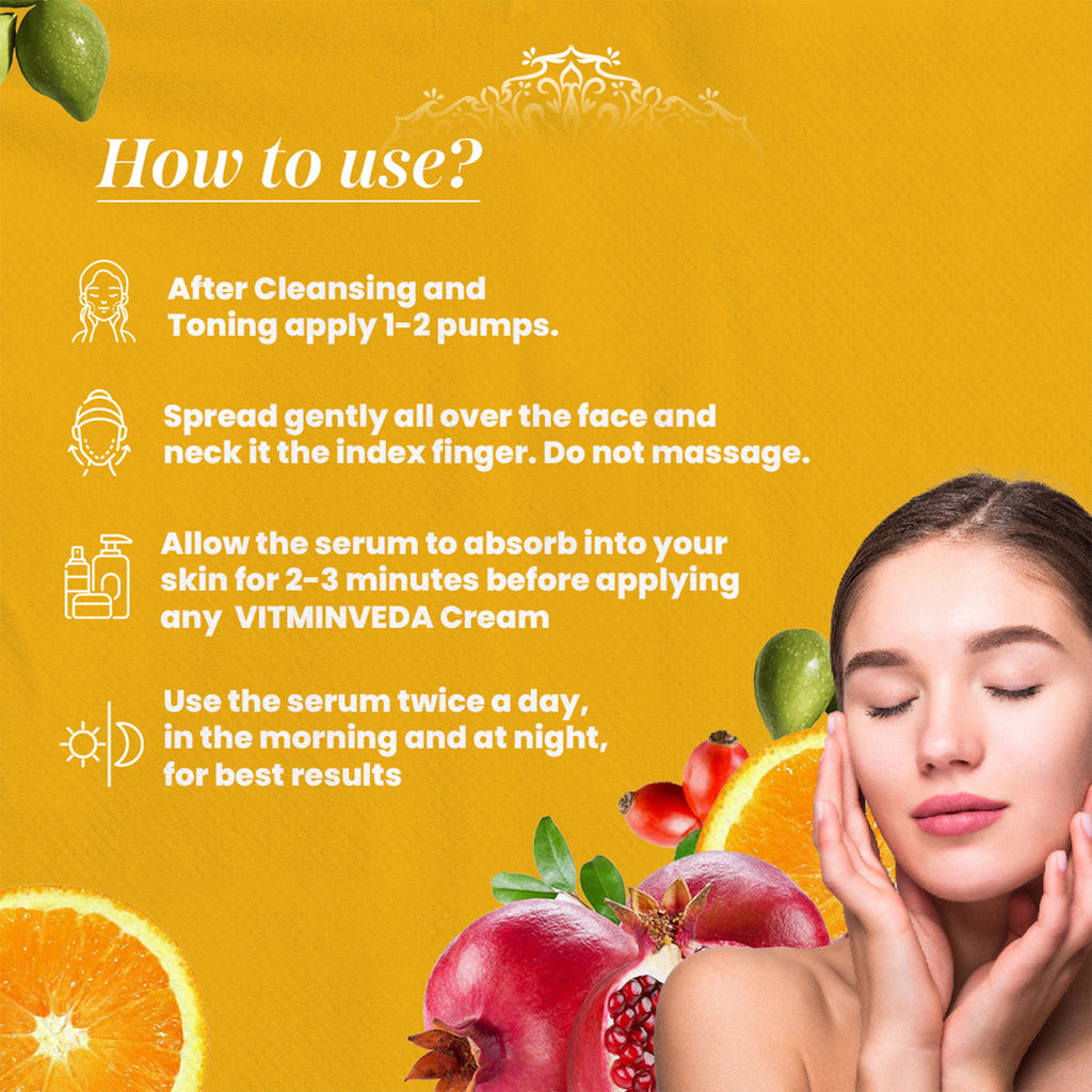 Vitamin C & B3 Face Serum For Natural Glow