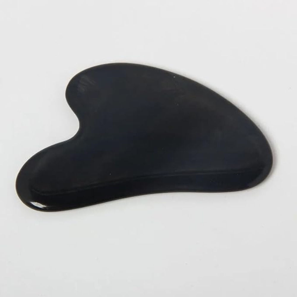 Black Obsidian Gua Sha Face Massage Tool For Face and Neck Glowing Skin