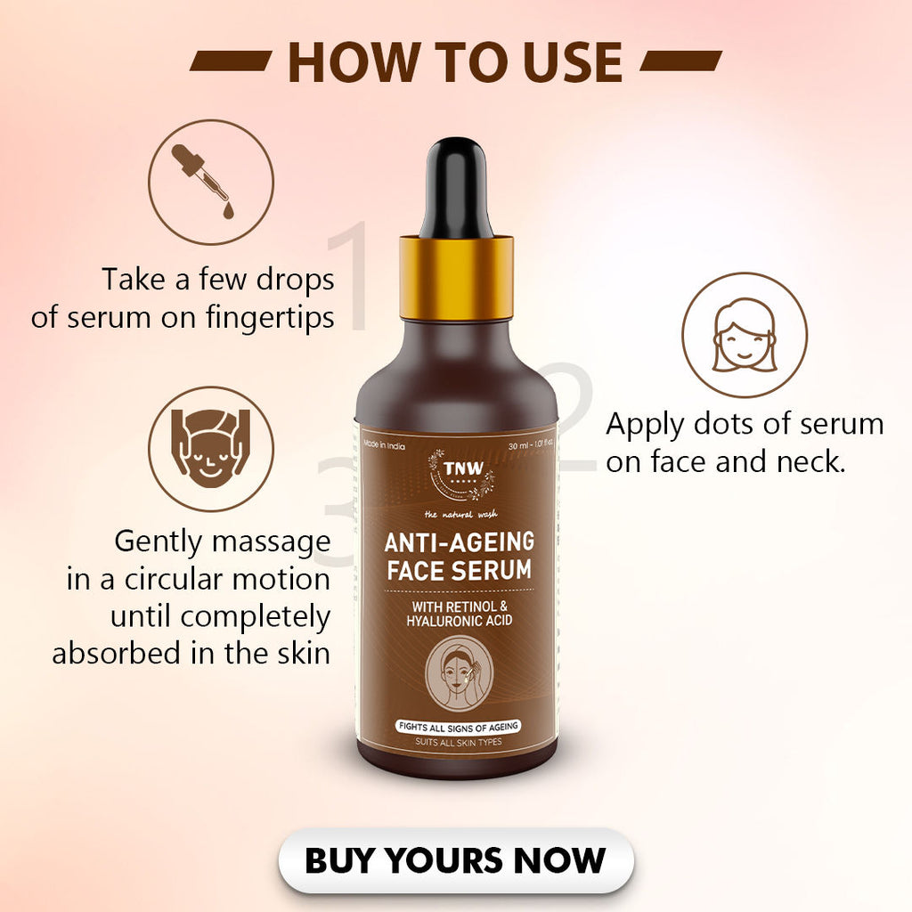 0.5% Retinol Serum Anti-Ageing Face Serum For Reduce Fine Lines & Wrinkles