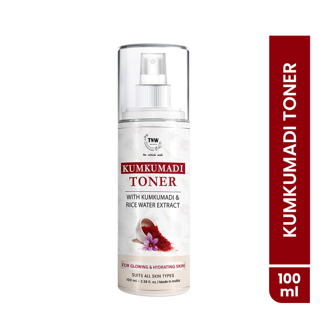 Kumkumadi Toner With Kumkumadi & Rice Water Extract For Glowing & Hydrating Skin