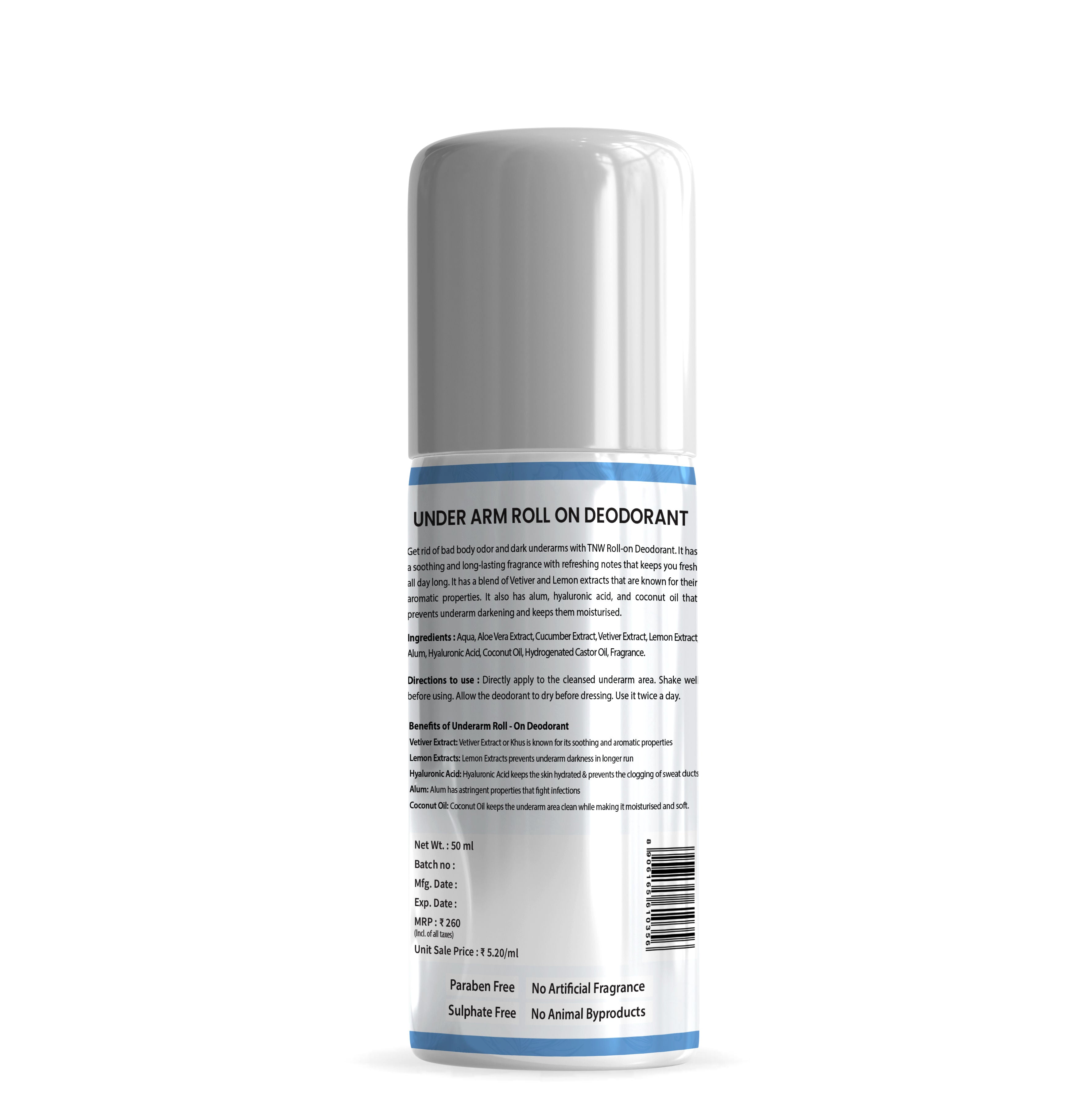 Underarm Roll On Long Lasting Freshness Unisex