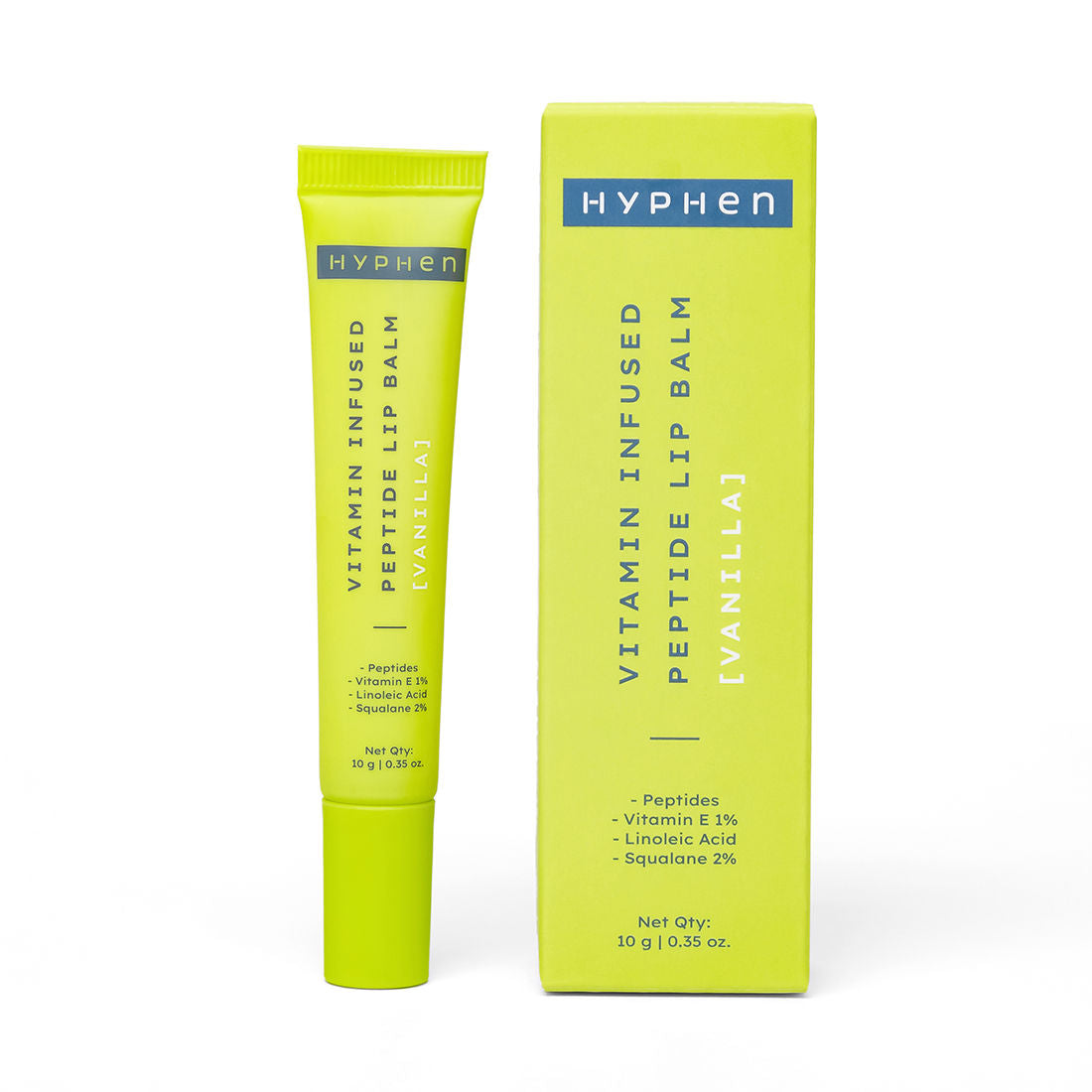 Vitamin Infused Peptide Lip Balm - Vanilla For Dry & Chapped Lips, Hydrates & Moisturizes