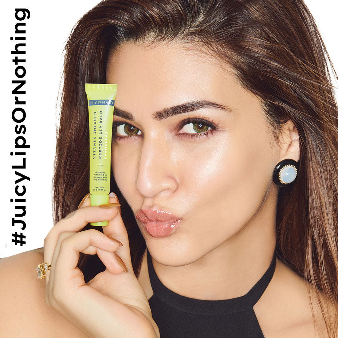 Vitamin Infused Peptide Lip Balm - Vanilla For Dry & Chapped Lips, Hydrates & Moisturizes
