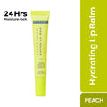 Vitamin Infused Peptide Lip Balm - Peach For Dry & Chapped Lip, Hydrates & Moisturizes
