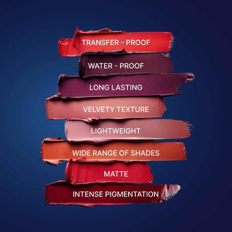 Non-Transfer Matt Waterproof Lipstick
