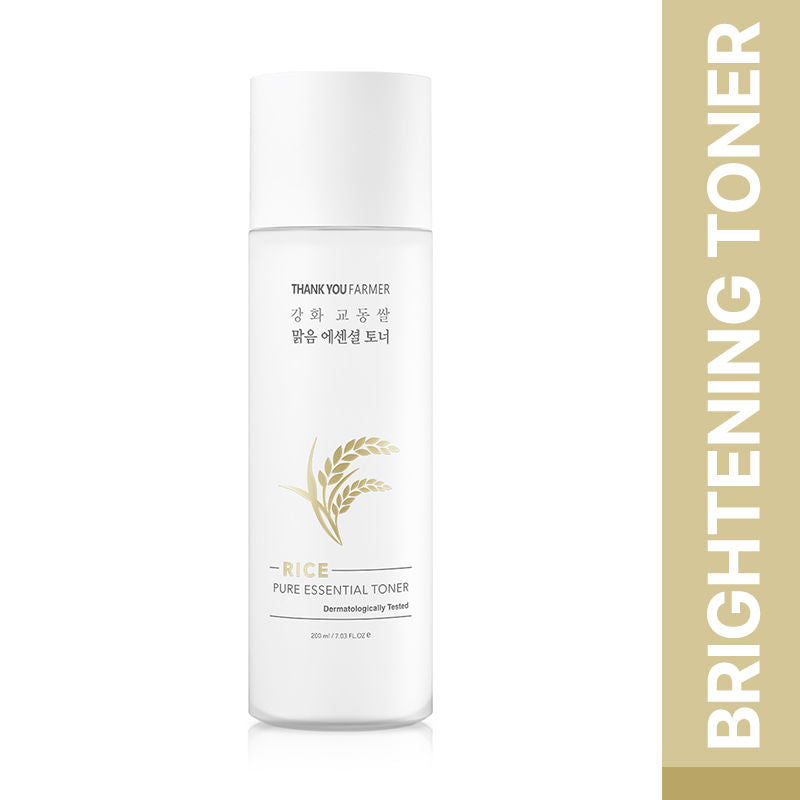 Rice Korean Niacinamide Toner- Brightening & Pigmentation, Dermatologically Tested