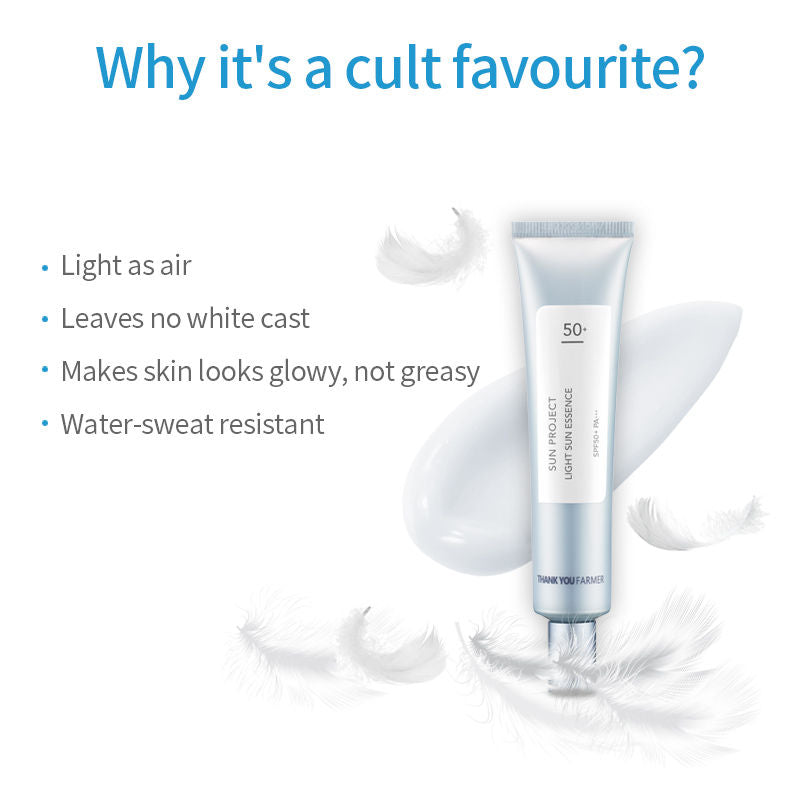 Korean Sun Essence SPF50+ PA+++ - Soothing Sunscreen with Aloe Vera