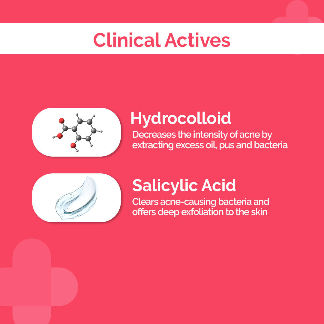 Micro-tip Acne Patches With Salicylic Acid and Hydrocolloid For Clean & Clear Skin - 24 Patches