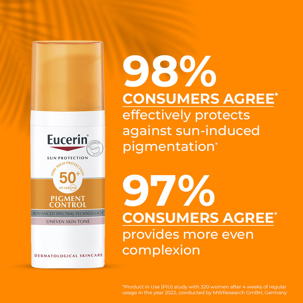 Pigment Control Sunscreen Fluid SPF50+ Has Thiamidol Prevent & Reduce Darkspot Is Nonsticky