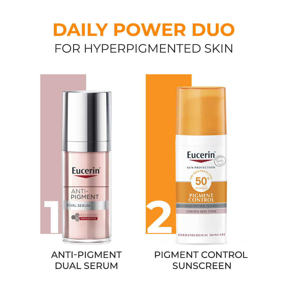 Pigment Control Sunscreen Fluid SPF50+ Has Thiamidol Prevent & Reduce Darkspot Is Nonsticky