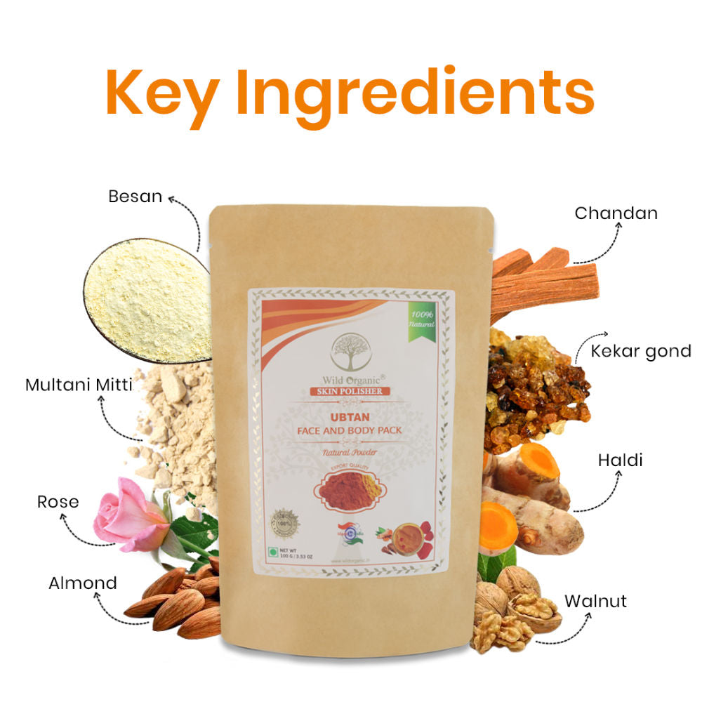 Ubtan Face And Body Pack Natural Powder