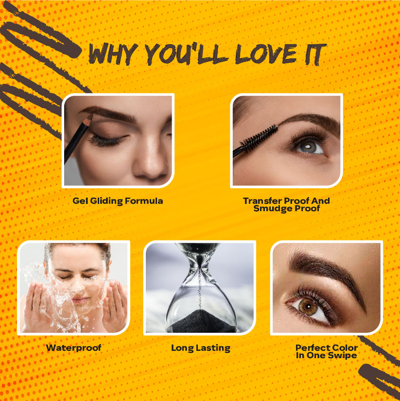 Ultime Pro Brow Defining Pencil - Dark Brown 02