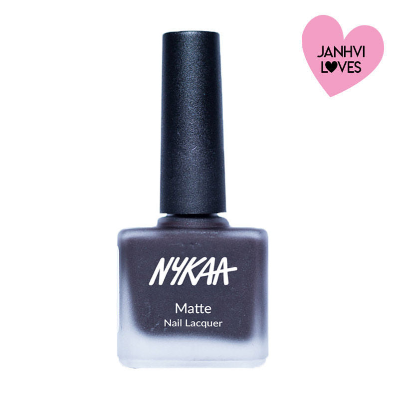 Matte Nail Enamel - Black Cherry Pie 08