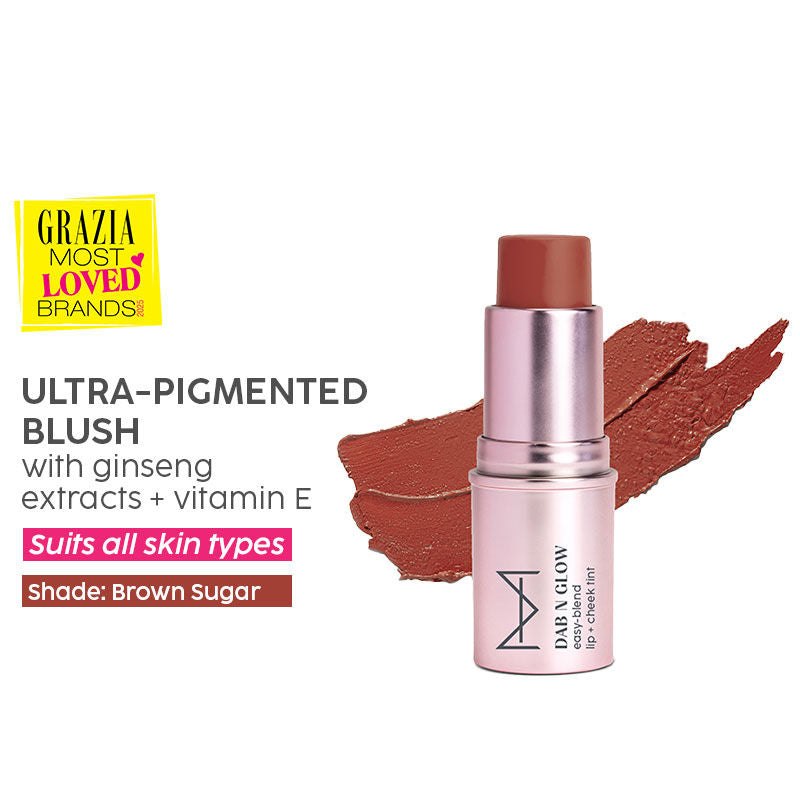 Dab N Glow Easy-Blend Lip + Cheek Tint - Brown Sugar