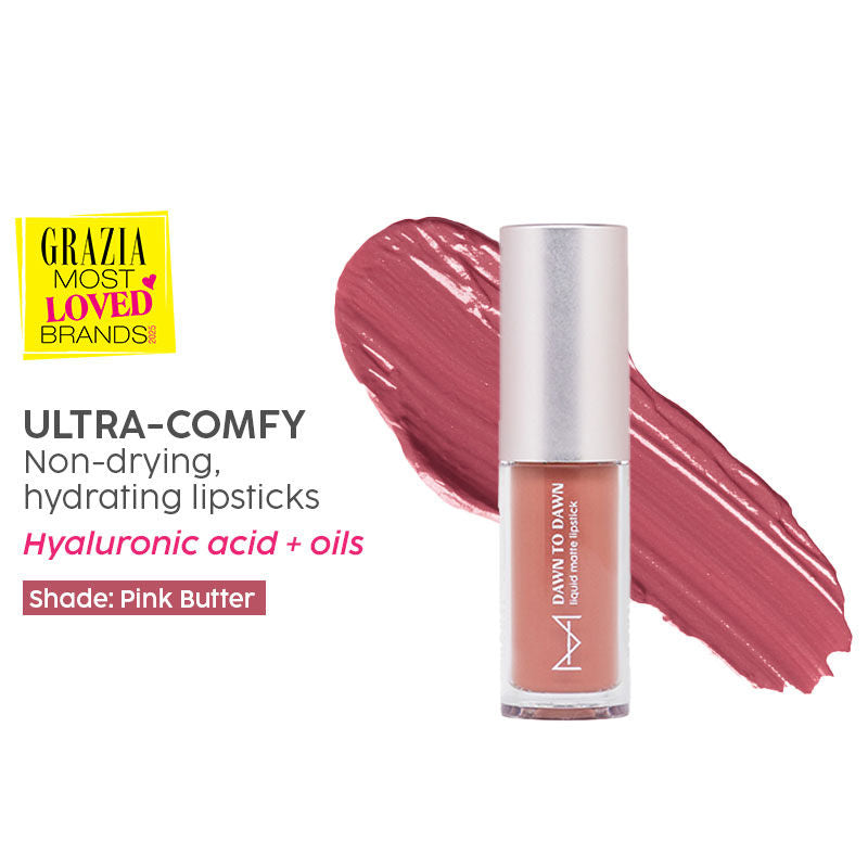 Dawn to Dawn MINI Liquid Matte Lipstick - Pink Butter