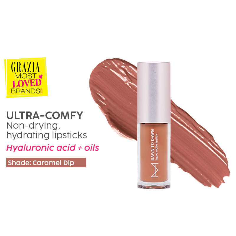 Dawn to Dawn MINI Liquid Matte Lipstick - Caramel Dip