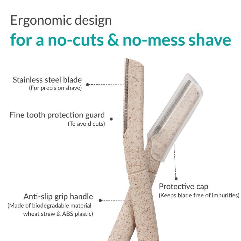 Blink and Glow Eyebrow and Face Razor for Painfree Facial Hair Removal (Pack of 1)