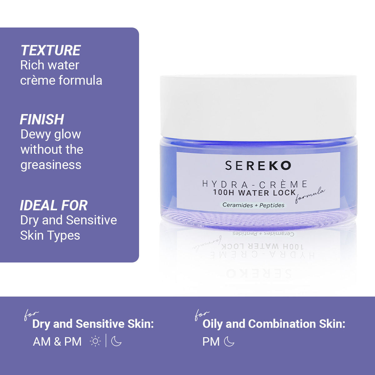 Hydra Crème 100H Water Lock Calming Moisturizer