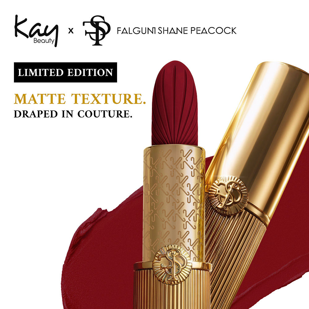x Falguni Shane Peacock Luxe Matte Lipstick - Ruby Banarasi