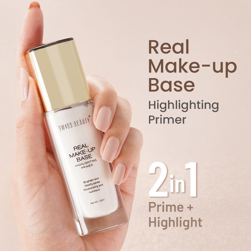 Real Make-Up Base Highlighting Primer , Brighten Skin , Modify Pore