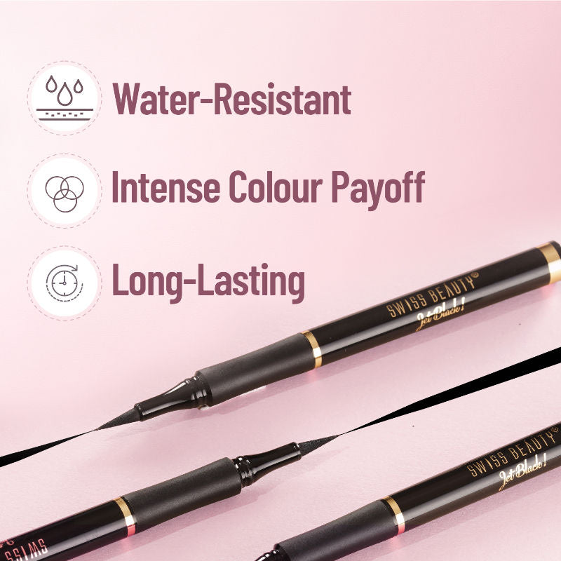 Bold Felt Tip Eyeliner - Jet Black