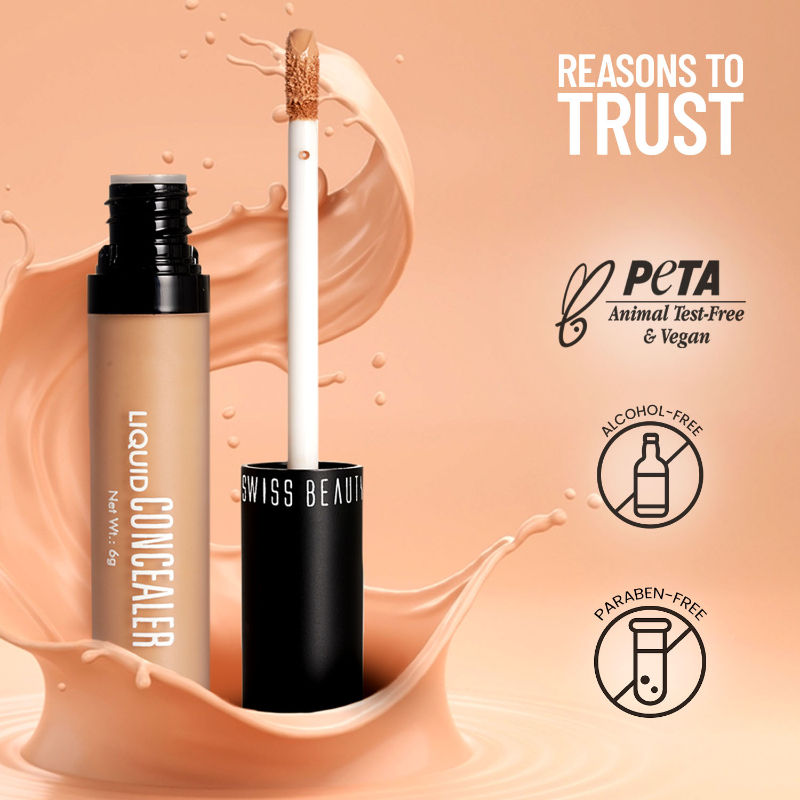 Full Coverage Liquid Concealer With Jojoba Oil