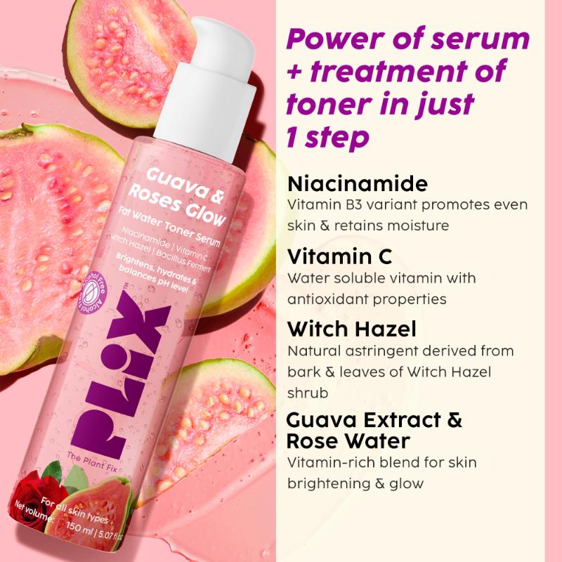 Guava & Roses Glow Fat Water Toner Serum