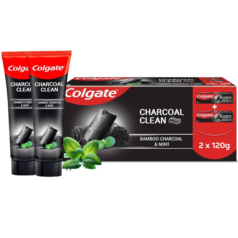 Charcoal Clean Toothpaste- Black Gel Paste