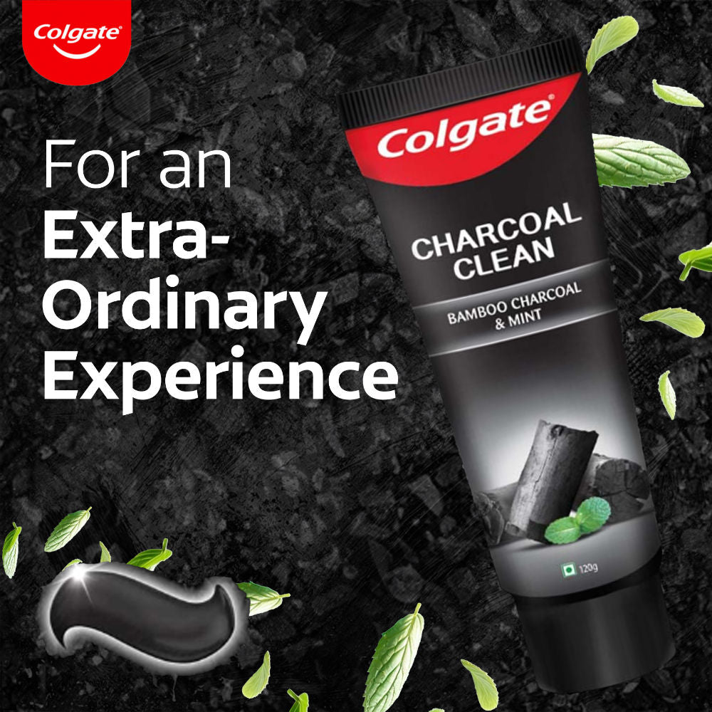 Charcoal Clean Toothpaste- Black Gel Paste